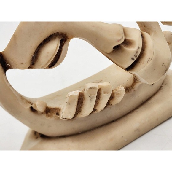 JART Abstract Faces Art Sculpture Loving Kiss Embrace Mexico Vintage Signed - Picture 4 of 14